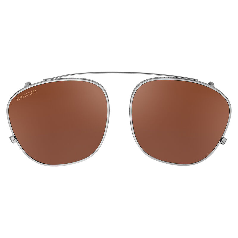 CLIP ON MILES, Shiny Light Gunmetal-Mineral Polarized Drivers Cat 2 to 3, hi-res image number null
